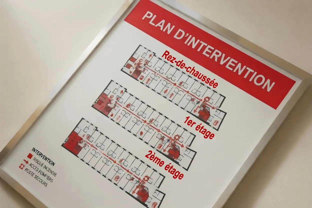 Mise à jour de plan d'intervention des secours