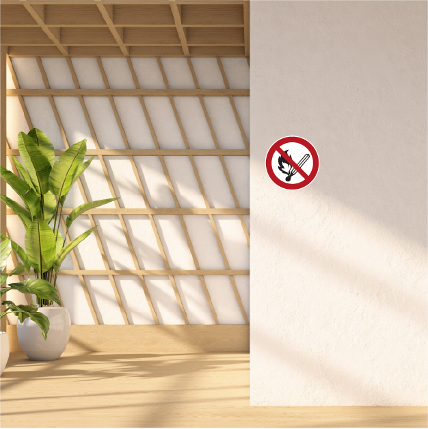 Pictogrammes d'interdiction et d'obligation ISO 7010 en établissement